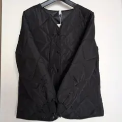 キルティング ノーカラージャケット