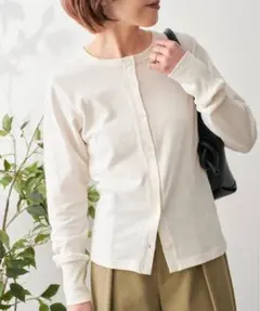 Spick and Span Urake Short CD 裏毛ショートカーデ