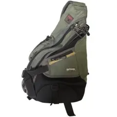 OUTDOOR アウトドア斜め掛けバッグ ボディバッグ ショルダーバッグ カーキ