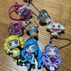 ヒーリングっとプリキュア　ガチャガチャ　ヘアゴム　シリコンリング