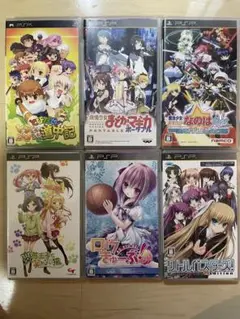 PSPソフト　アニメ化ゲーム6本まとめ売り