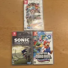 Nintendo Switch ゲーム3本セット マリオワンダー ソニック