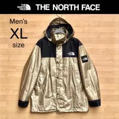 美品 XL ザ ノースフェイス マウンテンパーカー ジャケット ロゴワッペン