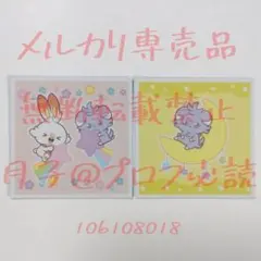 ポケモン　ヒバニー、ニャスパー　流れ星　2種類　ウエハースチョコ　ポケピース