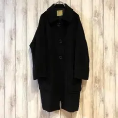 【Tpick and Tpan】チェスターコート レディース 黒 38 秋冬