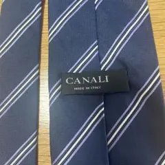 CANALI ネクタイ ネイビー ストライプのサムネイル