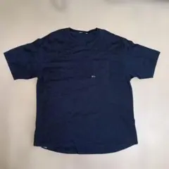 DENHAM ネイビー Tシャツ ポケット付き Lサイズ
