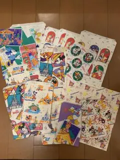 最終値下げ　昭和 東京ディズニーランド 紙袋 レトロ 44枚