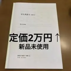 駿台 京大英語II (英作文)