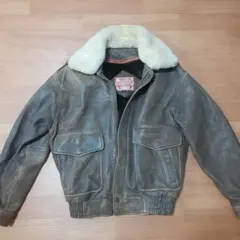 ALLSTARELANDラム レザー ジャケット 　ヴィンテージ　G1