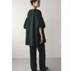 スタイルミキサー バルーンスリーブミニワンピース　ブラウス　ボリューム袖　黒