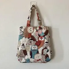 鳥柄のミニバック