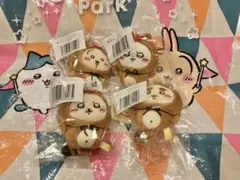 ちいかわたぬきだもんくじ　C賞４種 うさぎ、モモンガ、ラッコ、シーサー