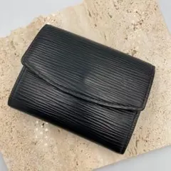 極上 ルイヴィトン エピ ポルトモネ・カルトクレディ Wホック 財布