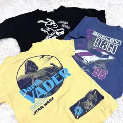 男の子半袖Tシャツ【100 110 4-5y】3枚セット まとめ売り プリントのサムネイル