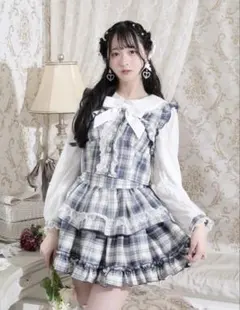 ☆専用☆ Pium クロスベルト半袖ティアードミニワンピース - メルカリ