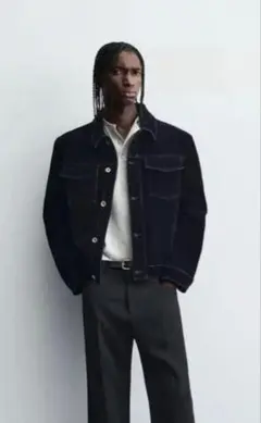 ZARA フロッキーベルベットジャケット