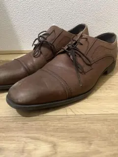 COMME CA MEN ストレートチップ ビジネスシューズ ダークブラウン
