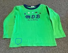 DOUBLE.B グリーン長袖カットソー 110