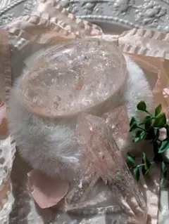 Big 283ｇ 高品質♡ピンクアゼツライト（通称） ピンククォーツ♡ パーム