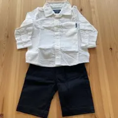ベビー フォーマルスーツ シャツ&ズボンセット 80cm
