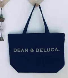 Dean&Deluca ネイビートートバッグ　Lサイズ