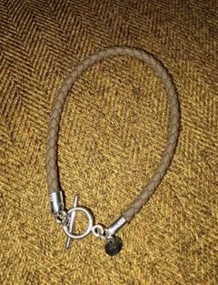 ERA. イーラ　ブレスレット　レザー編み込み シルバー925