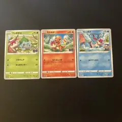 ポケモンGO プロモ フシギダネ　ヒトカゲ　ゼニガメ 元祖御三家 ①