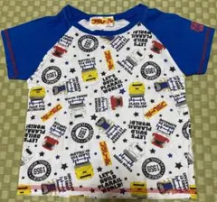 プラレール Tシャツ 総柄 110
