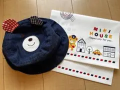 新品未使用　MIKI HOUSE HOTBISCUITS S クマさん帽子