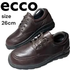 極美品✨ECCO 日本製 本革 ウォーキング 革靴 ブラウン 26cmE E Eのサムネイル