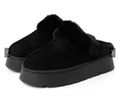 グレイル　厚底ムートンスリッポン