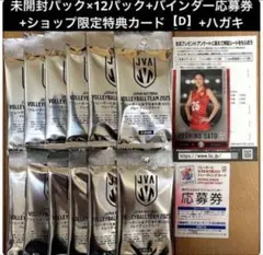 未開封パック　12パック　バレーボール女子日本代表2025 カード 非売品特典D