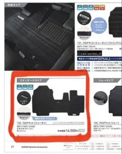 i*m様 スズキ ハスラー 純正フロアマットMR92S/52S 新品・未使用 
