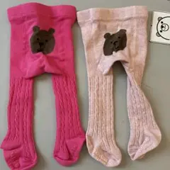 BabyGAP　0〜12Ｍ 　くまさんタイツ　ブラナンベア　ケーブルニット