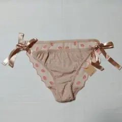 アモスタイル　唇柄　セクシー　サイドリボン　ショーツ　セクシー下着　新品　М