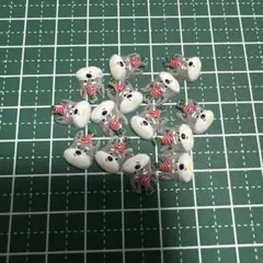 C47.ネイルパーツ デコパーツ 14個 犬 シュナウザー