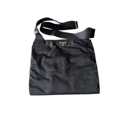 【極美品】prada ショルダーバッグ ナイロン ブラック プラダ