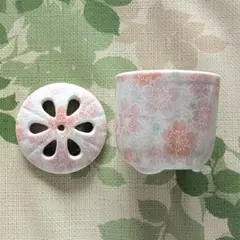 香器　ミニ香炉【おぼろ桜】日本香堂のサムネイル