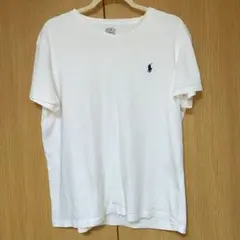 ポロラルフローレン 半袖Tシャツ M 白 ワンポイント ポニー刺繍 POLOのサムネイル