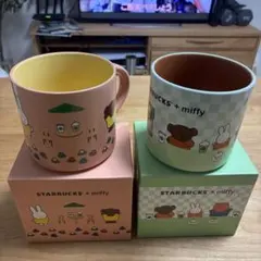 STARBUCKS + miffy マグカップ ペア
