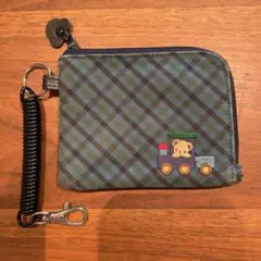 ファミリア　チェック　定期入れ　パスケース　コインケース　小銭入れ　財布　ポーチ
