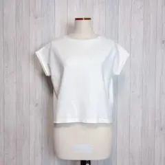 【STYLEDELI】半袖白Tシャツ トップス カットソー 無地 シンプルのサムネイル