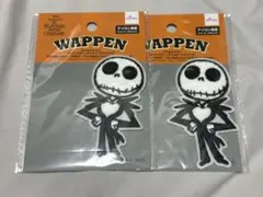 ディズニー ナイトメアー ビフォア クリスマス パイルワッペン ジャック セット