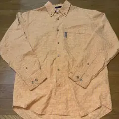 Columbia 黄色 チェックシャツ