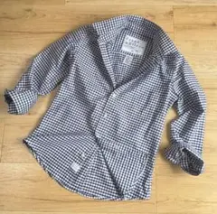 Frank & Eileen ロンハーマン別注 スキッパーシャツ ブルーチェック