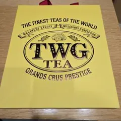 TWG TEA ショップ袋 イエロー　リボン(おまけ)のサムネイル