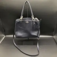 COACH コーチ F57847 ハンドバッグ ショルダー 2WAY ネイビー