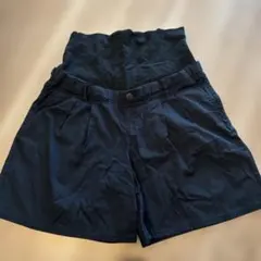 マタニティ ショートパンツ ブラック Mサイズ