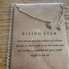 RISING STAR ネックレス ゴールドカラー